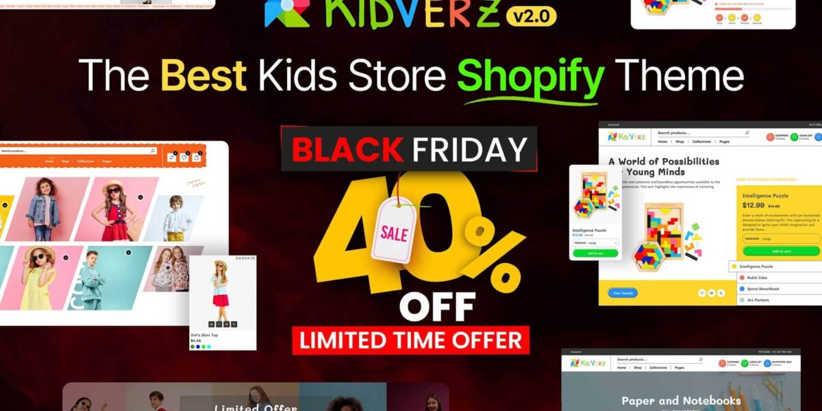 KidVerz: The Best Kids Clothing Store Shopify Theme in 2023